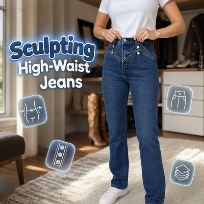 Des jeans taille haute qui sculptent la silhouette