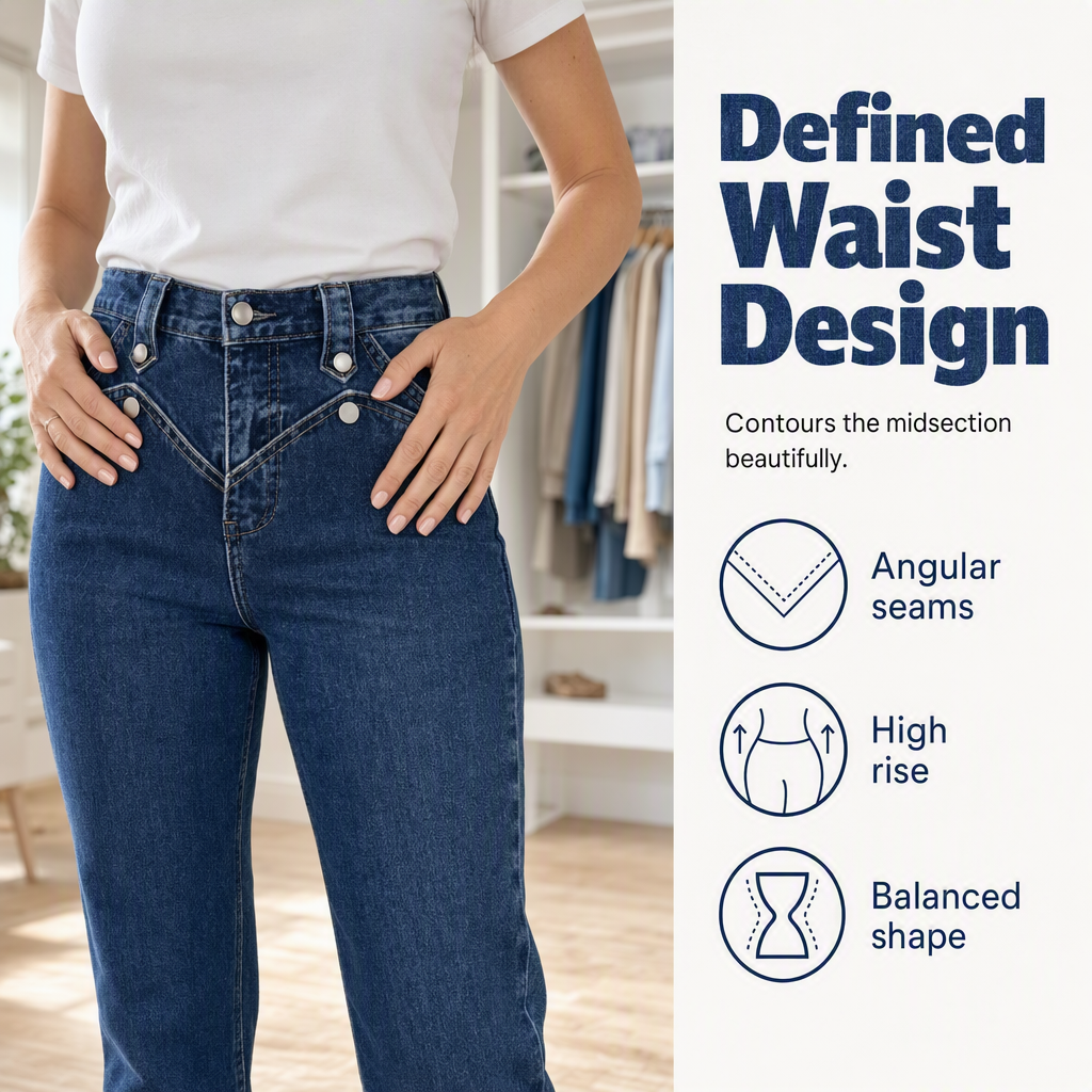 Des jeans taille haute qui sculptent la silhouette
