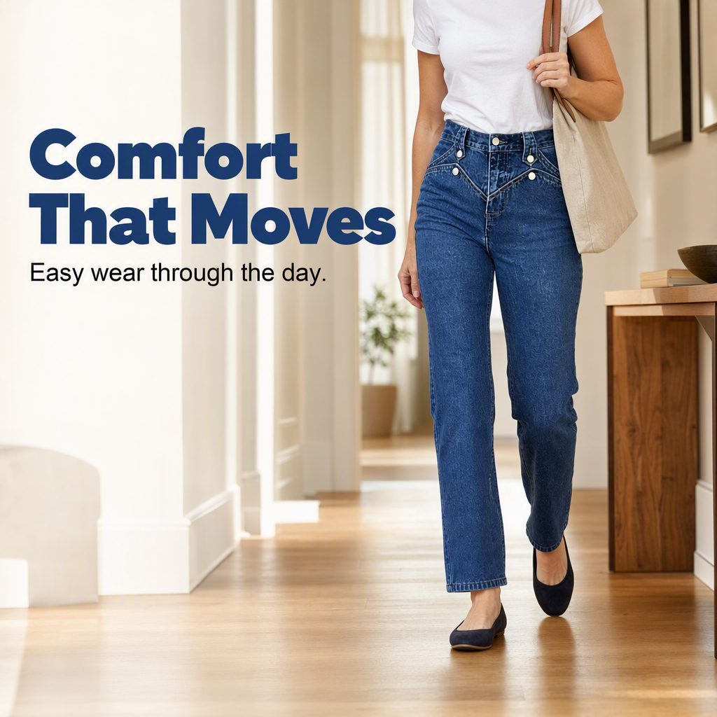 Des jeans taille haute qui sculptent la silhouette
