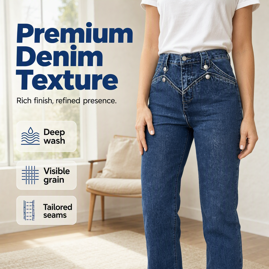 Des jeans taille haute qui sculptent la silhouette