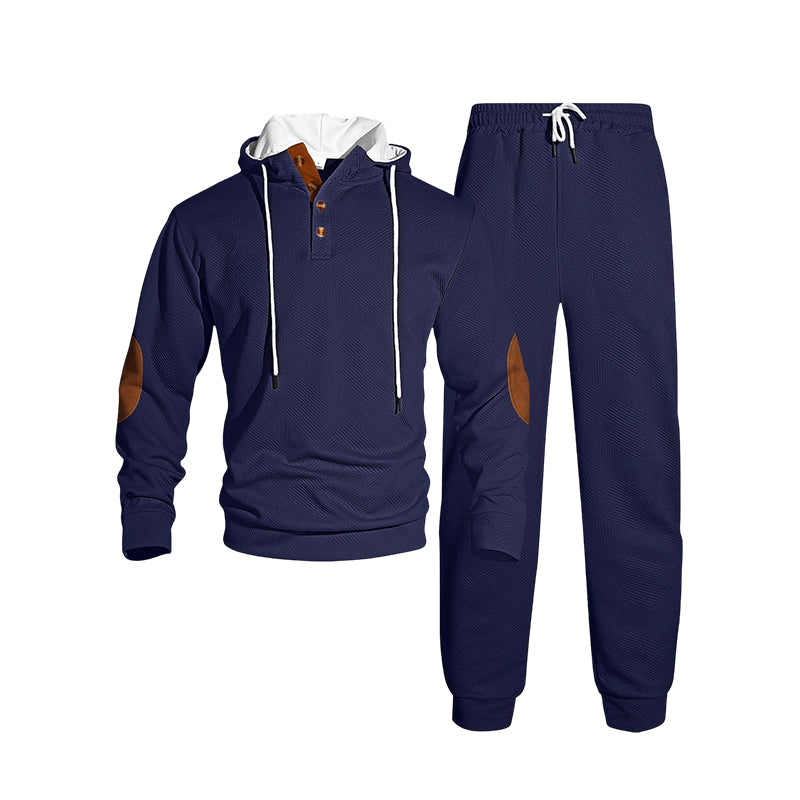 Ensemble de survêtement à capuche décontracté pour homme