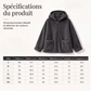 Veste décontractée à capuche et fermeture éclair chaude pour femme