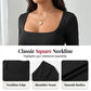 🚨 24-Hour Deal! Don’t Miss Out 💨Women's Casual Square Neck Wide-Leg Jumpsuit