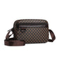 Sac bandoulière carré en cuir PU pour homme