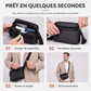 Sac bandoulière carré en cuir PU pour homme