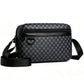 Sac bandoulière carré en cuir PU pour homme