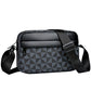 Sac bandoulière carré en cuir PU pour homme