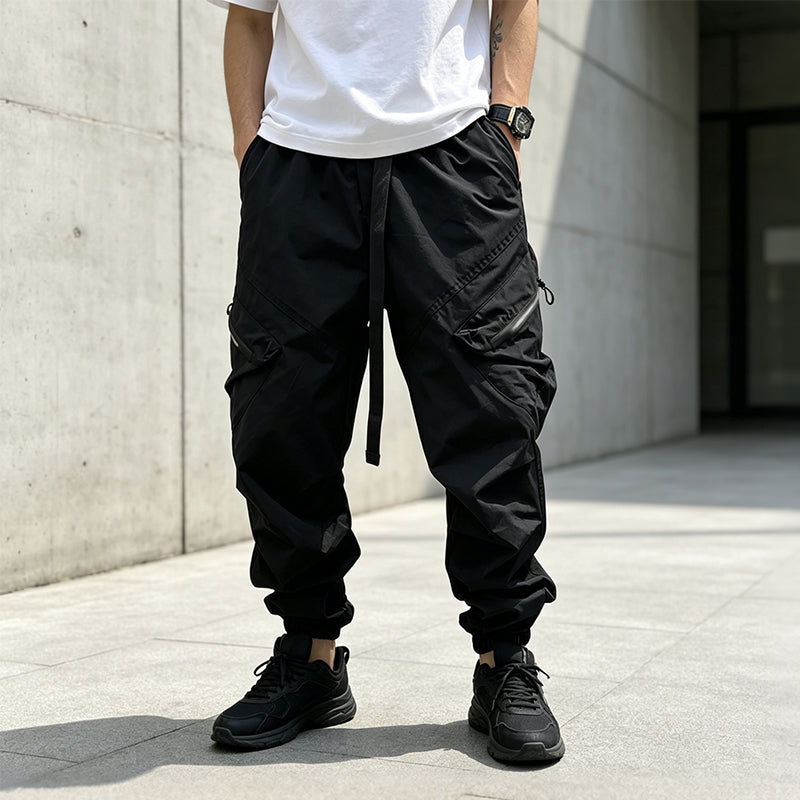 Pantalons cargo décontractés pour hommes avec multiples poches