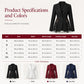 Women Lace Patchwork Blazer Jacket