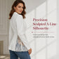 Women Lace Patchwork Blazer Jacket