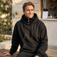 Hoodie décontracté pour homme, col montant, coupe ample