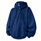 Hoodie décontracté pour homme, col montant, coupe ample