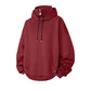 Hoodie décontracté pour homme, col montant, coupe ample