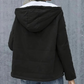Veste à capuche pour femme, doublure en peluche, manches longues
