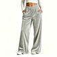 Pantalon large en velours élégant pour femme