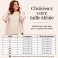 Pull-over col ras du cou pour femmes grande taille