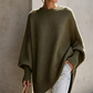 Pull-over col ras du cou pour femmes grande taille