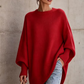 Pull-over col ras du cou pour femmes grande taille
