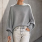 Pull-over col ras du cou pour femmes grande taille