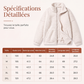 Manteau en polaire décontracté ample pour femme