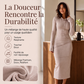 Robe maxi ajustée à capuche pour femme