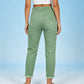 Pantalon de jogging décontracté en jean à cordon de serrage pour femme