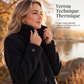 Veste d'hiver pour femme à col montant et fermeture éclair intégrale