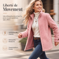 Veste d'hiver pour femme à col montant et fermeture éclair intégrale
