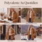 Veste d'hiver pour femme à col montant et fermeture éclair intégrale