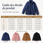 Veste d'hiver pour femme à col montant et fermeture éclair intégrale