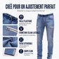 Joggers en denim pour homme, coupe slim, taille élastique