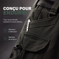 Pantalons cargo extensibles d'extérieur pour hommes