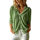Cardigan boutonné à capuche pour femme, coupe décontractée