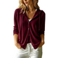 Cardigan boutonné à capuche pour femme, coupe décontractée