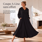 Robe de détente décontractée à capuche en peluche pour femme