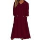 Robe de détente décontractée à capuche en peluche pour femme
