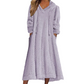 Robe de détente décontractée à capuche en peluche pour femme
