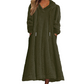 Robe de détente décontractée à capuche en peluche pour femme