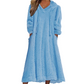 Robe de détente décontractée à capuche en peluche pour femme