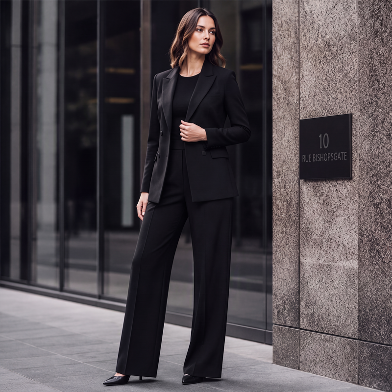 Ensemble 2 pièces élégant pour femme : blazer et pantalon