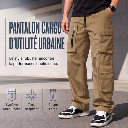 Pantalons cargo à poches multiples