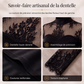 Robe longue maxi à manches longues avec empiècements en dentelle pour femme