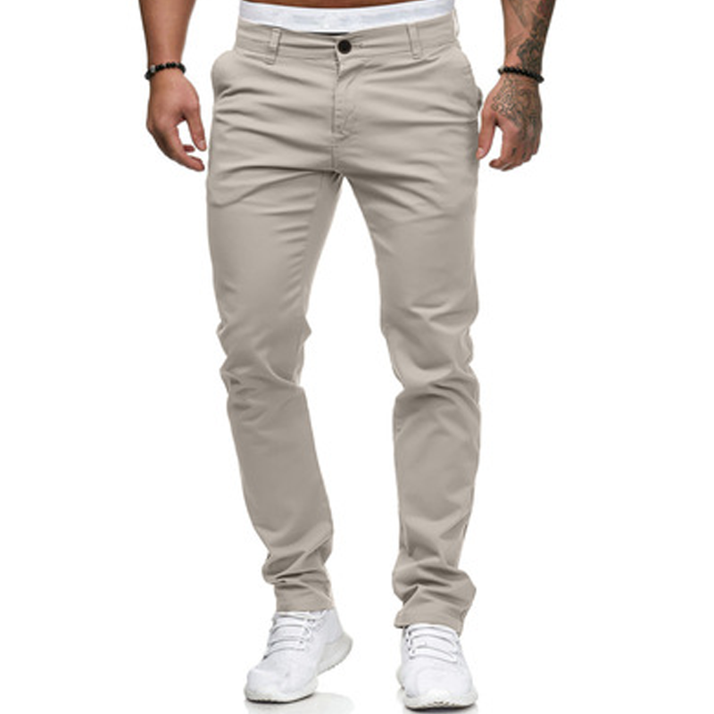 Pantalon stretch moderne à jambe étroite