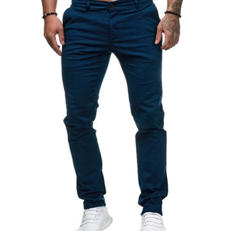Pantalon stretch moderne à jambe étroite