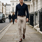 Pantalon stretch moderne à jambe étroite