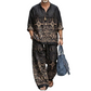 Ensemble deux pièces rétro coupe ample pour homme