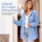 Cardigan à capuche en velours ample pour femme