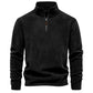 Pulls élégants à demi-fermeture éclair et manches longues pour hommes