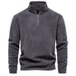 Pulls élégants à demi-fermeture éclair et manches longues pour hommes