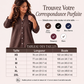 Robe chemise à manches longues en coton et lin pour femme